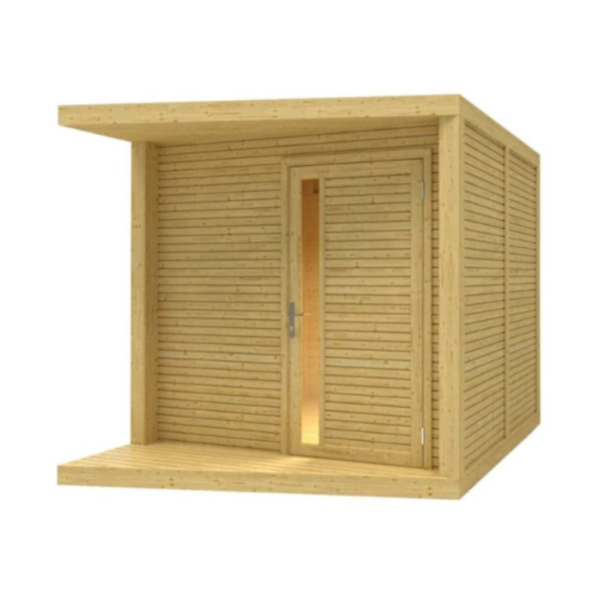 Abri Compact Neris 237×297 cm - Bois Élégant Contemporain
