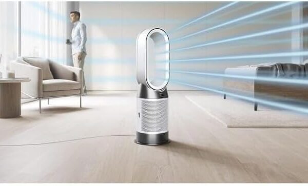 Dyson Purifier Hot+Cool HP1, ventilateur, purificateur d’air et chauffage (Blanc/Argent)