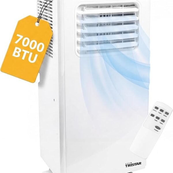 Climatiseur Mobile Tristar AC-5478 – 7000 BTU 3-en-1 (Jusqu'à 25 m²)