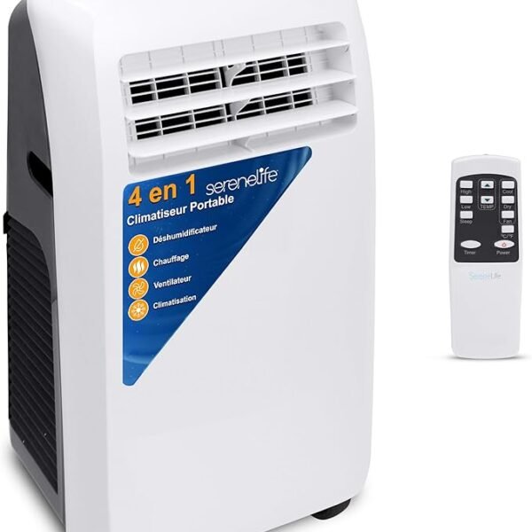 SereneLife Clim 9000 BTU Réversible - Chauffage & Refroidissement Hiver Été