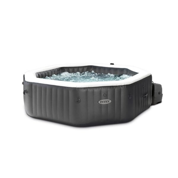 Spa gonflable INTEX Carbone 4 places avec couverture thermique – Offre destockage