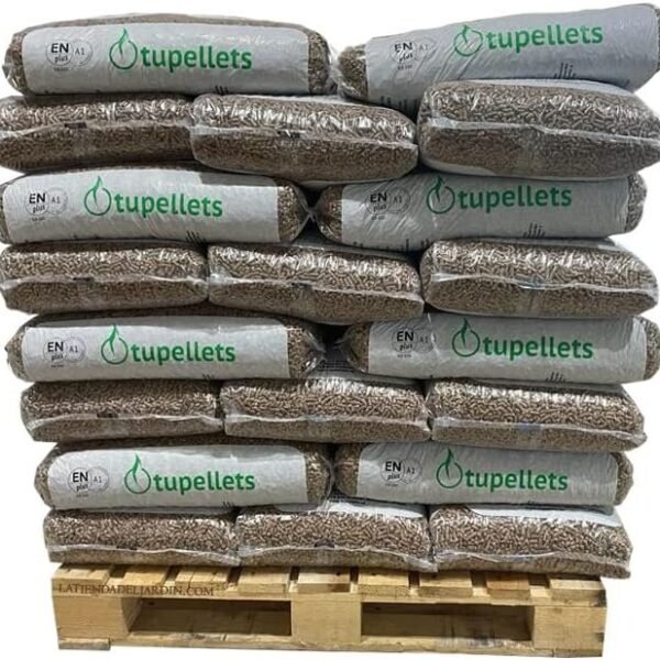 Suinga - 600 Kg PELLET en bois NATURAL100% pour le chauffage. 40 sacs de 15 kg