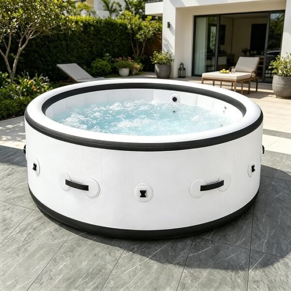 Spa Gonflable PVC Étanche – 150 Buses d'Air & Chauffage PTC